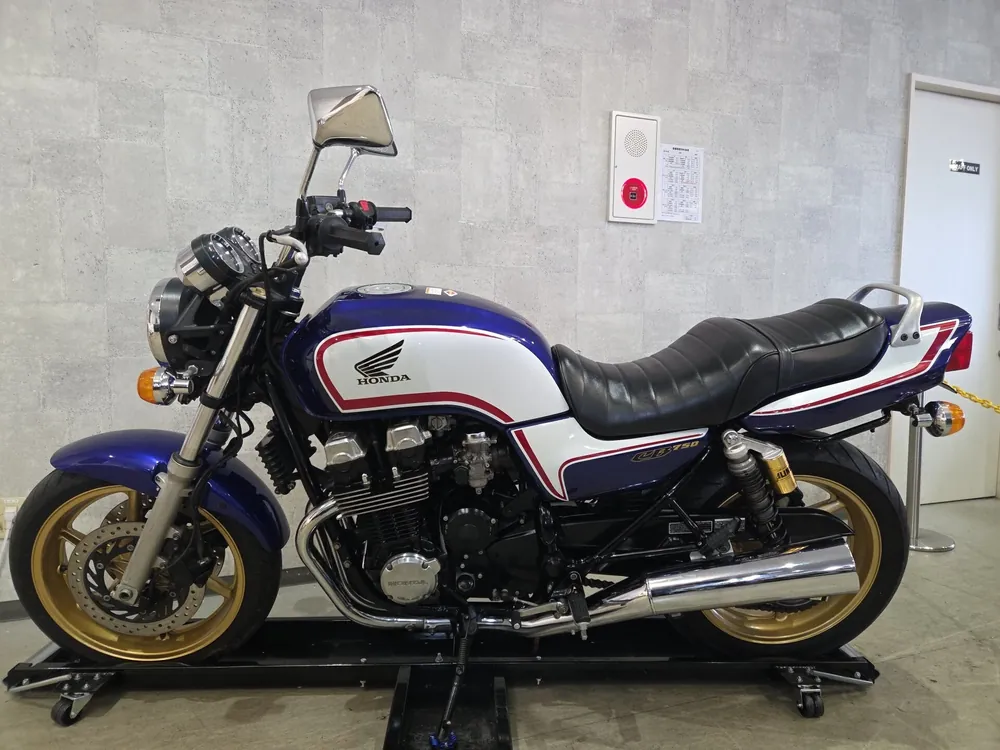 Honda CB750 2008, blue / white, фото 2