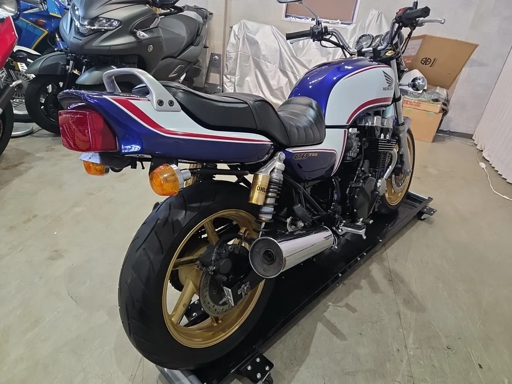 Honda CB750 2008, blue / white, фото 5