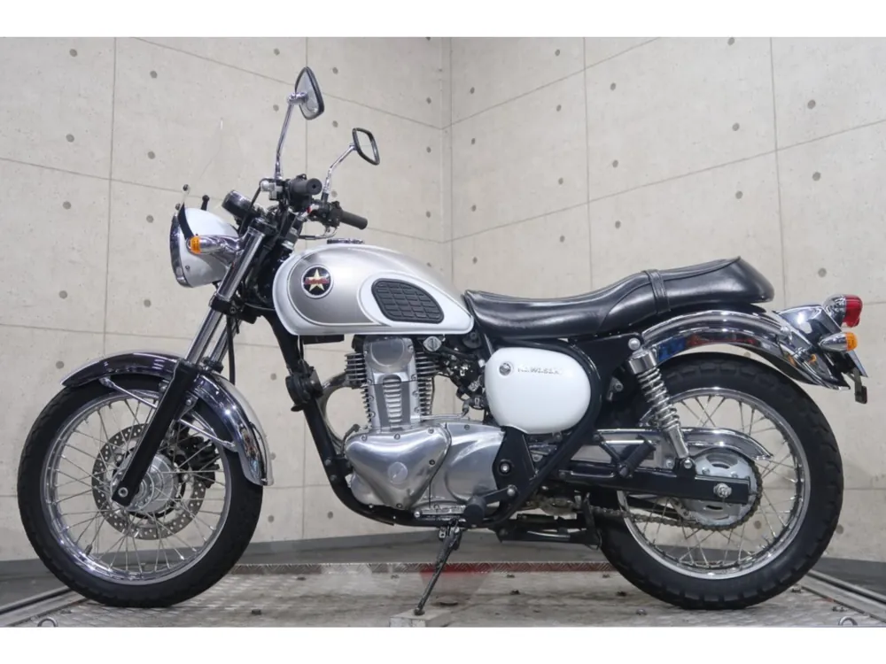 Kawasaki Estrella, white/silver, фото 2