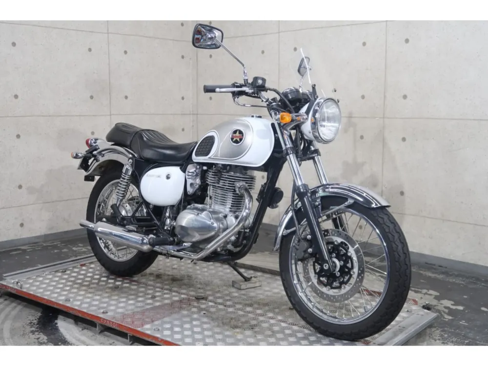Kawasaki Estrella, white/silver, фото 4