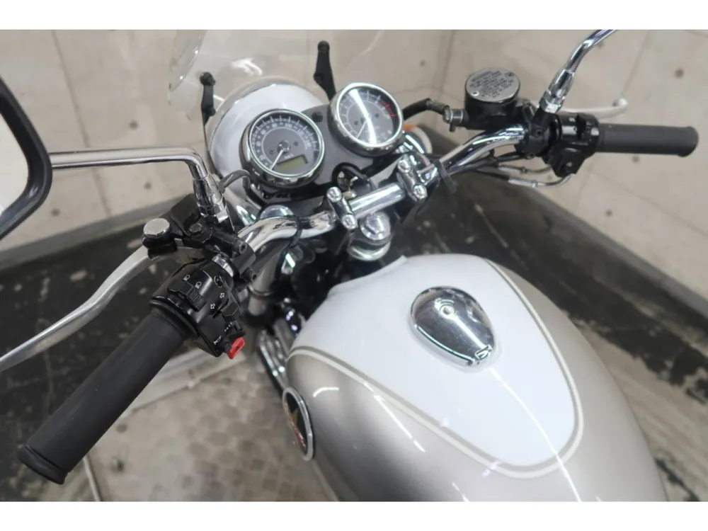 Kawasaki Estrella, white/silver, фото 7
