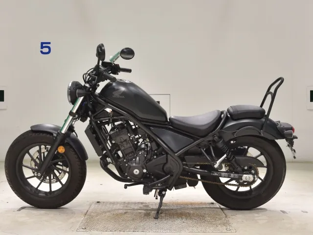 Honda Rebel 250, matt black, фото 2