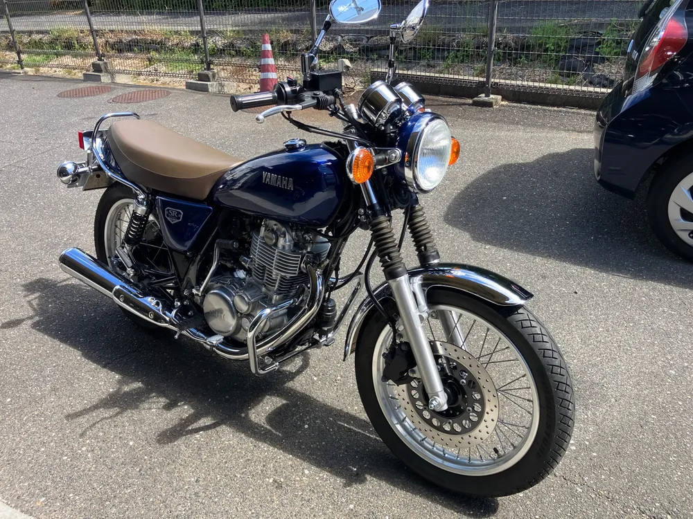 Yamaha SR400 Final Edition Limited 2021, синий, фото 5