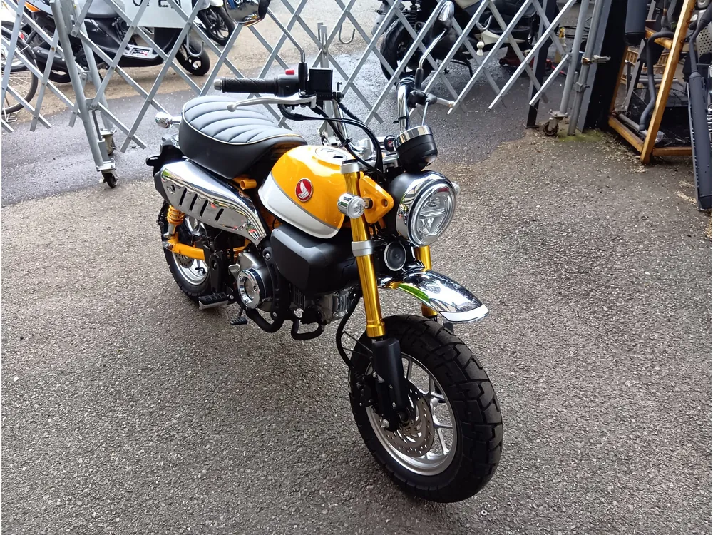Honda Monkey 125, yellow / white, фото 7