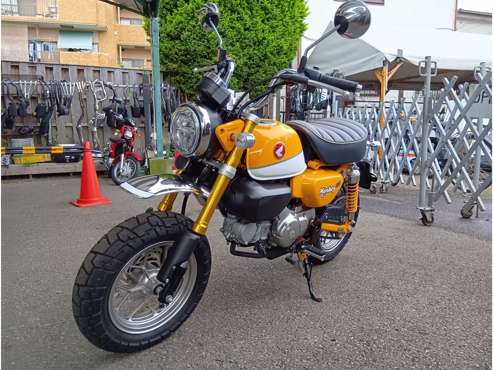 Honda Monkey 125, yellow / white, фото 8