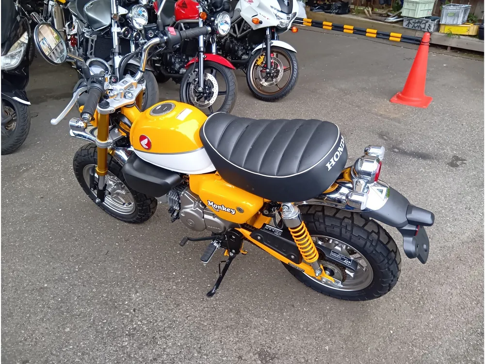 Honda Monkey 125, yellow / white, фото 10