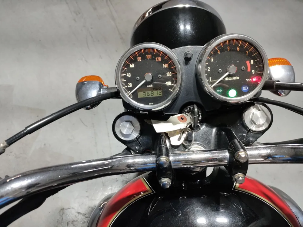 Kawasaki W400 2009, чёрный, красный, фото 5