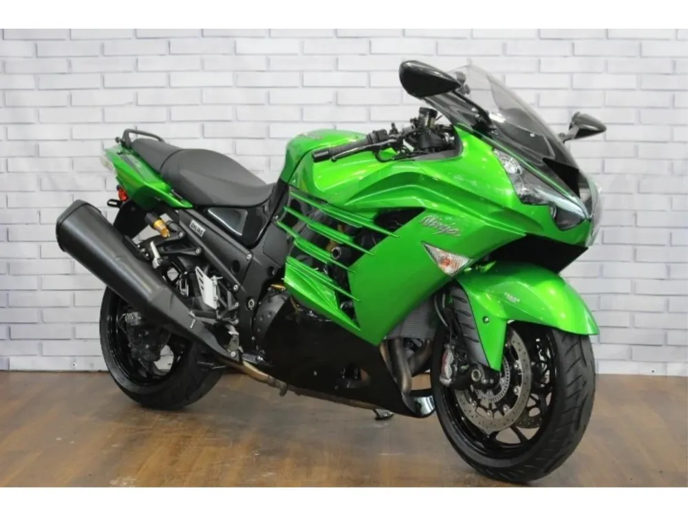 Kawasaki Zx-14R 2017, чёрный, зелёный, фото 5