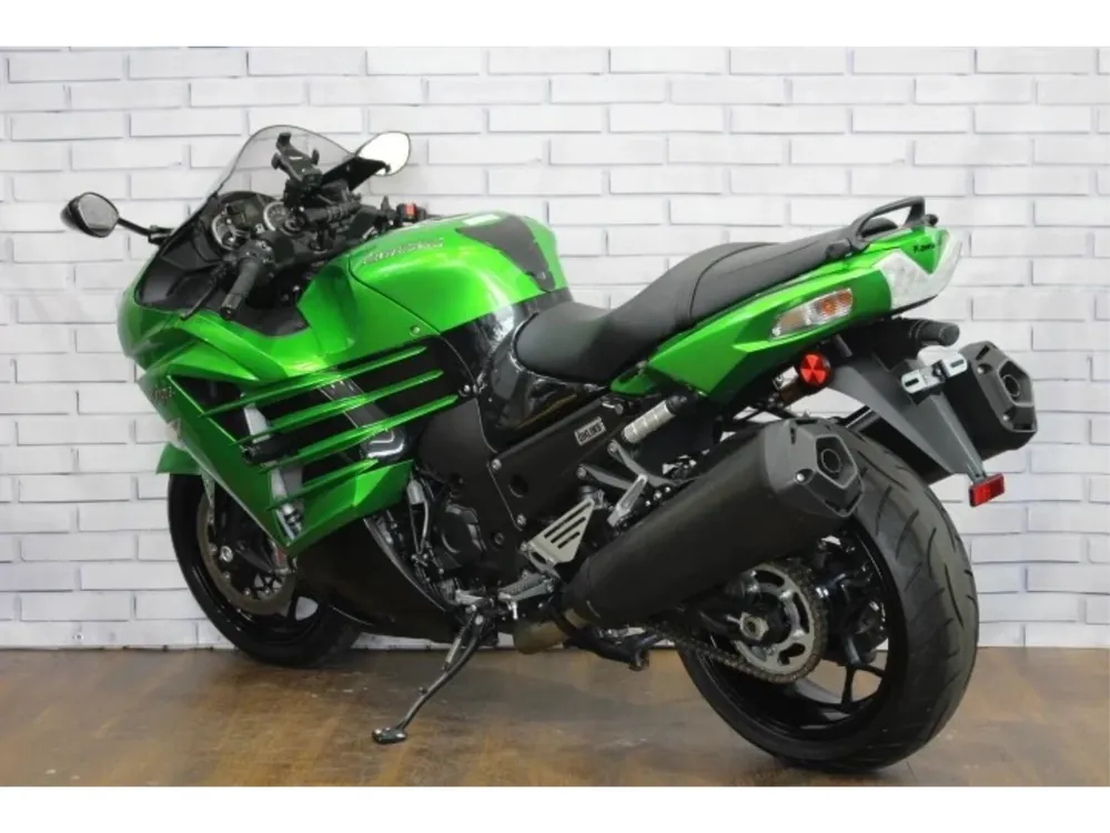 Kawasaki Zx-14R 2017, чёрный, зелёный, фото 7