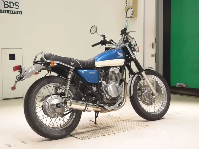 Honda CB400SS 2007, белый, синий, фото 5