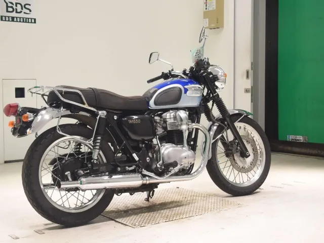 Kawasaki W650 2005, синий, фото 5