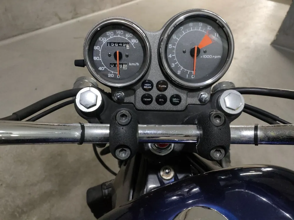 Honda Magna 750 1987, синий, фото 5