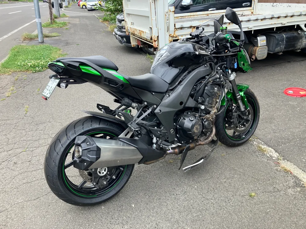 Kawasaki NINJA1000SX 2023, black/green, фото 2