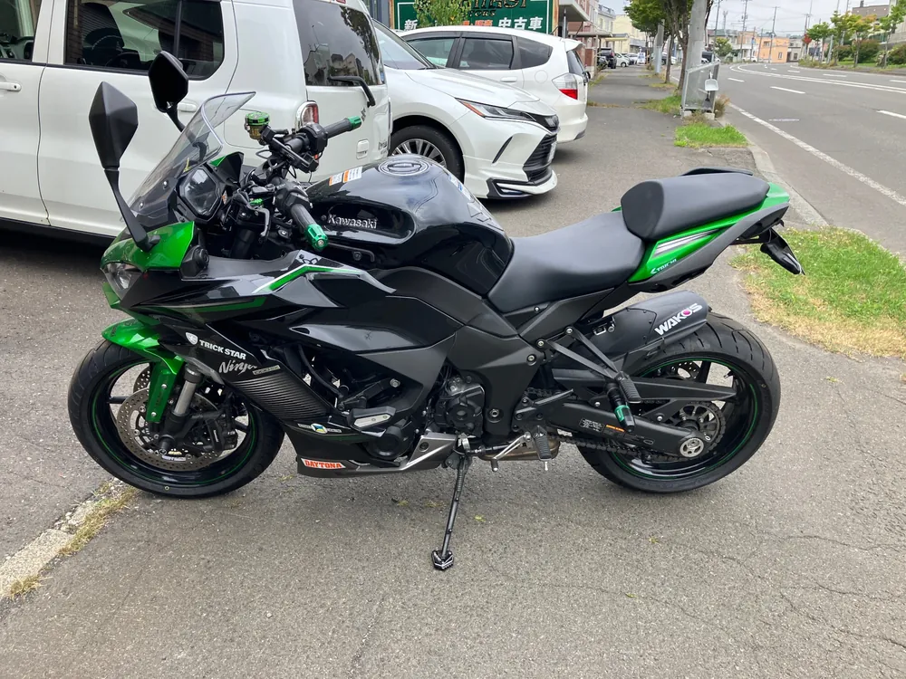 Kawasaki NINJA1000SX 2023, black/green, фото 4