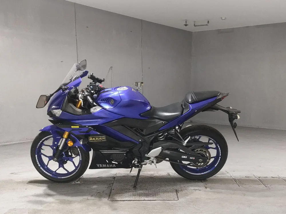 Yamaha MT-03 2019, black / blue, фото 2