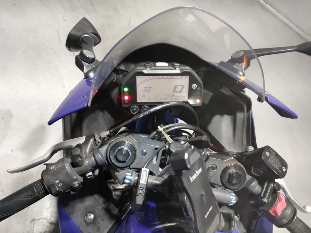 Yamaha MT-03 2019, black / blue, фото 5