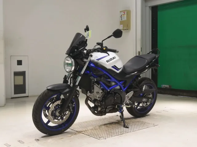 Suzuki SV650 2020, white | blue, фото 4