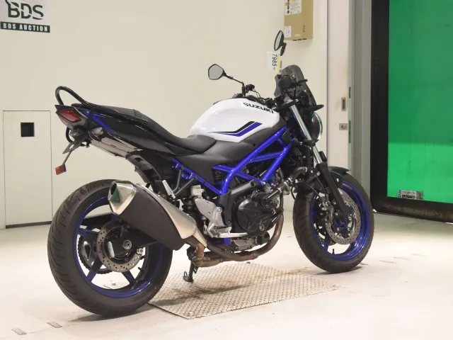 Suzuki SV650 2020, white | blue, фото 5
