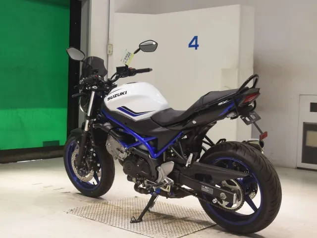 Suzuki SV650 2020, white | blue, фото 6