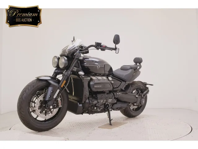 Triumph ROCKET III GT STORM 2026, чёрный, фото 4