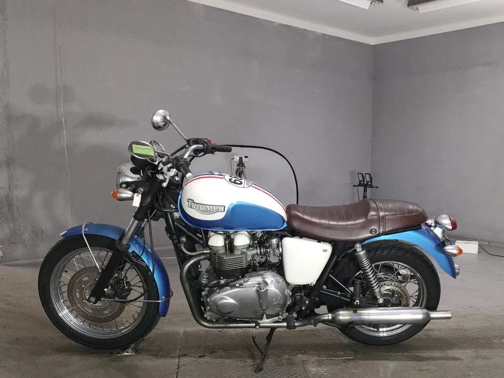 Triumph Bonneville 2006, синий, фото 2