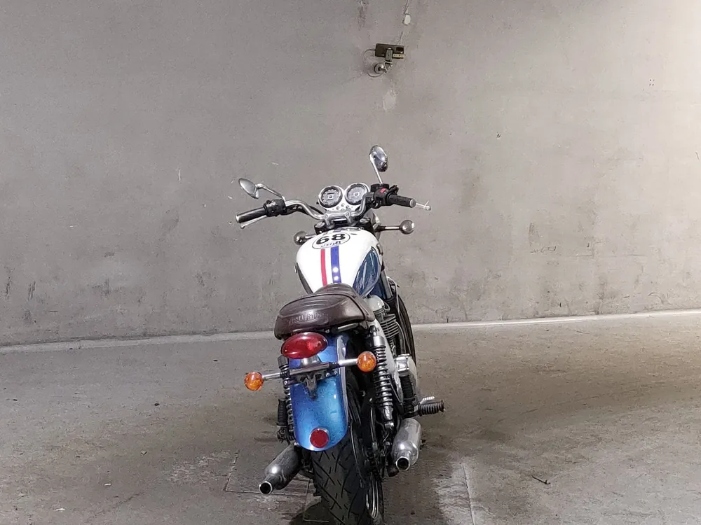Triumph Bonneville 2006, синий, фото 4