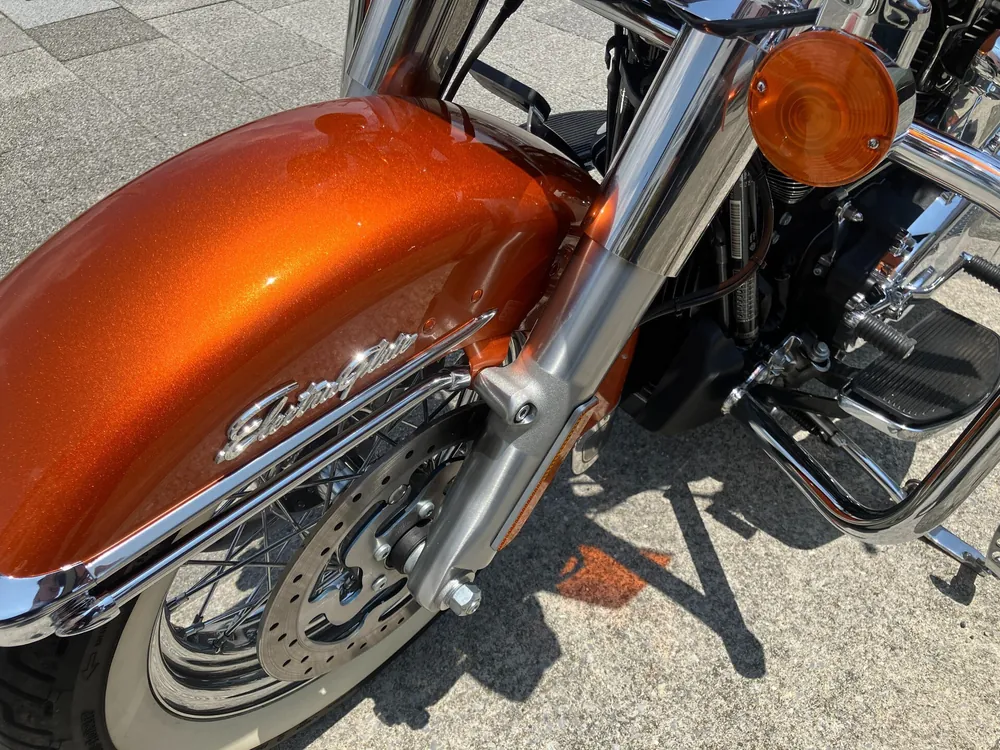 Harley-Davidson FLHFB ELECTRAGLI 2023, оранжевый, фото 7