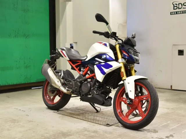 BMW G310R 2023, white | red | blue, фото 3