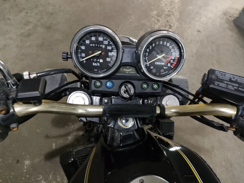 Kawasaki ZRX400-II 1994, black / yellow, фото 5
