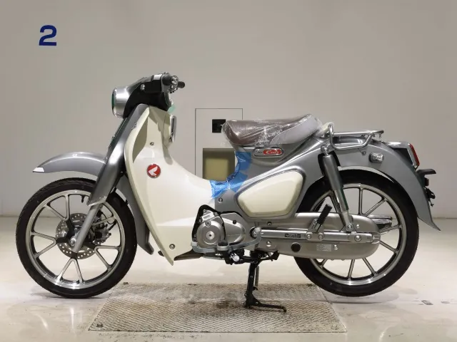 Honda C125-2, серебристый, фото 2