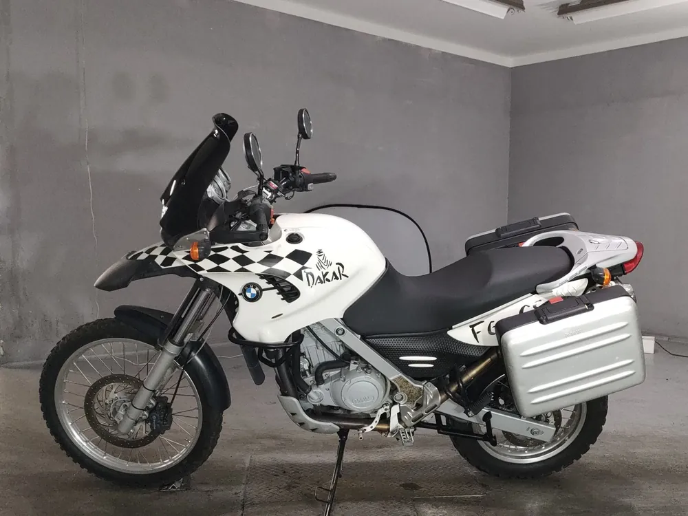 BMW F650Gs Dakar 2001, белый, фото 2