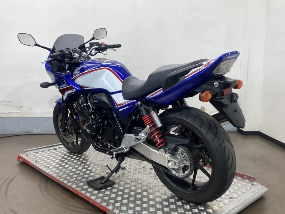 Honda CB400SB 2020, white / red / blue, фото 7