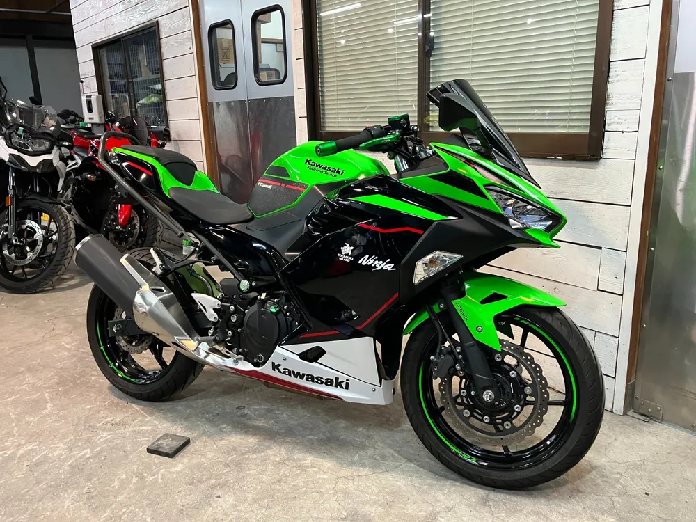 Kawasaki Ninja 400 2022, lime / black, фото 7