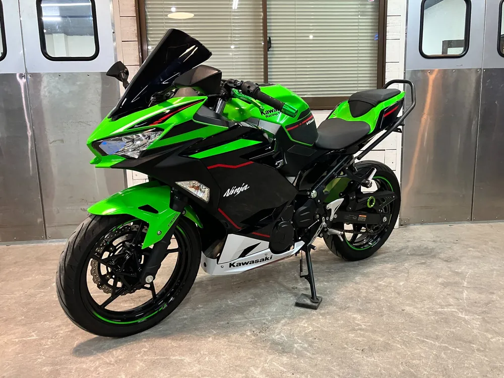 Kawasaki Ninja 400 2022, lime / black, фото 8