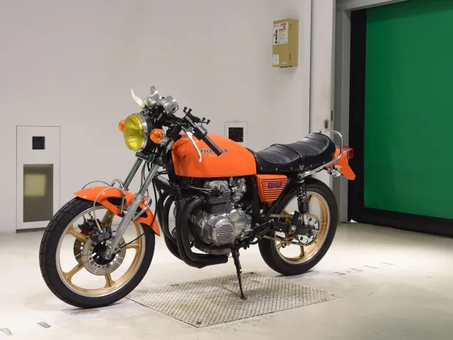 Honda CB400 1976, оранжевый, фото 4