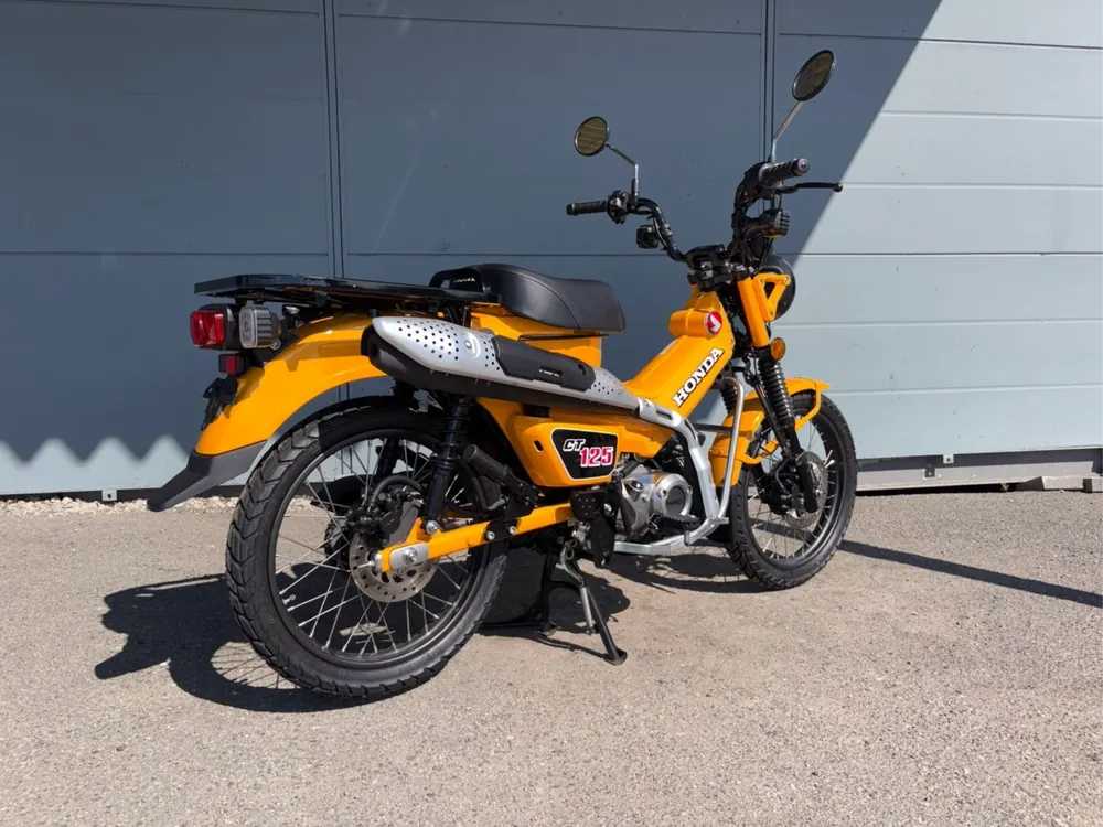 Honda CT125 Hunter Cub, жёлтый, фото 3