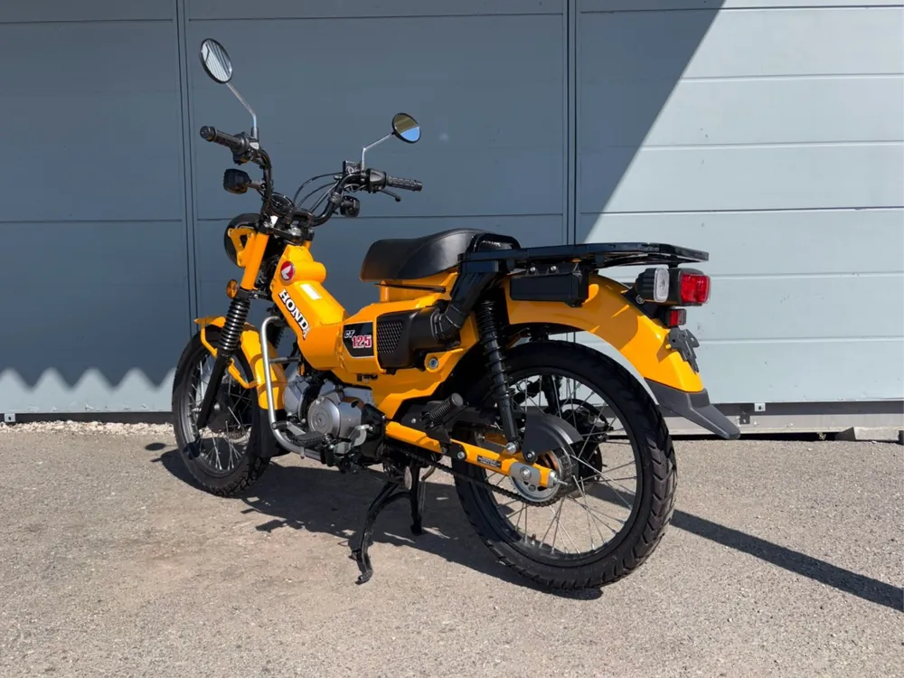 Honda CT125 Hunter Cub, жёлтый, фото 4