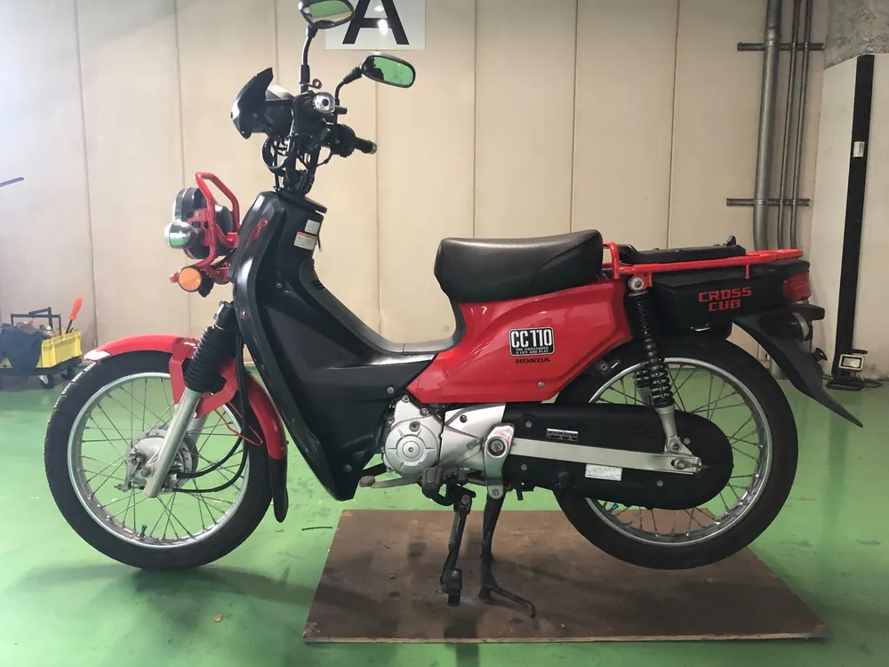 Honda Cross Cub, красный, фото 2