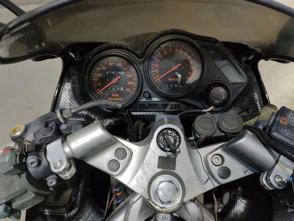 Kawasaki ZZ-R250, чёрный, фото 5