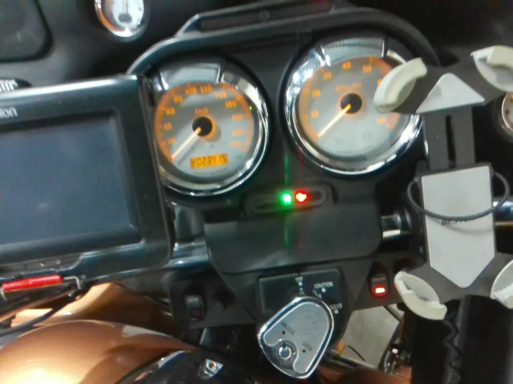 Harley-Davidson FLTR1450 2008, оранжевый, фото 3