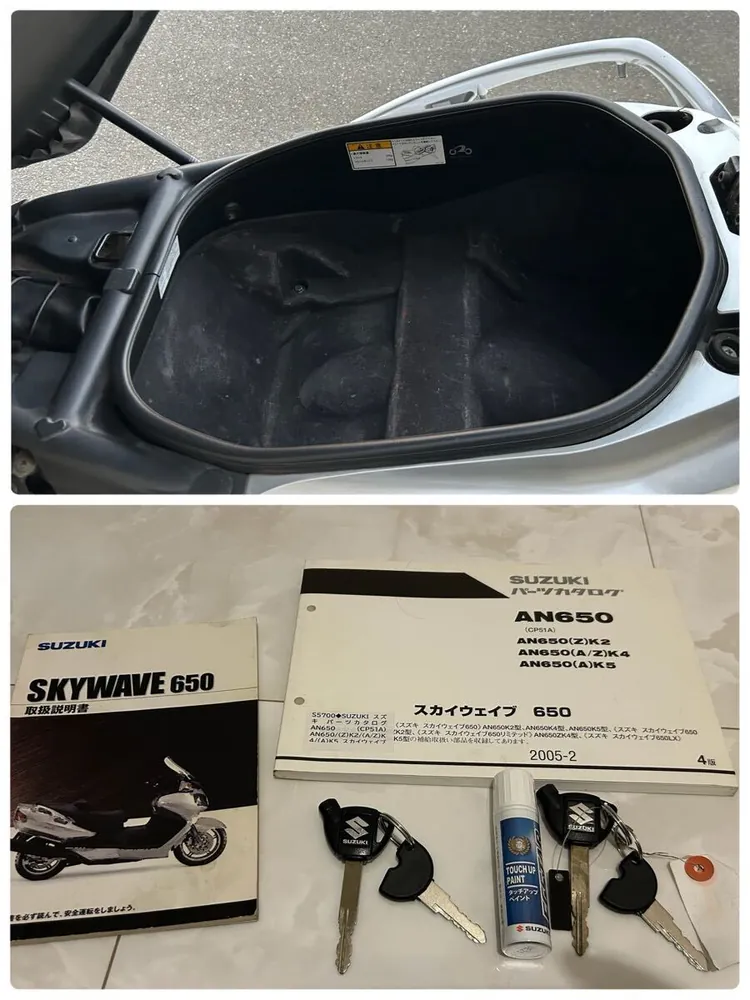 Suzuki Skywave 650 LX из Японии, фото 9