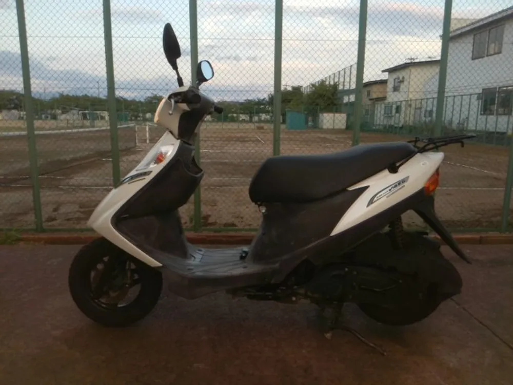 Suzuki Address V125 2021, чёрный, оранжевый, фото 2