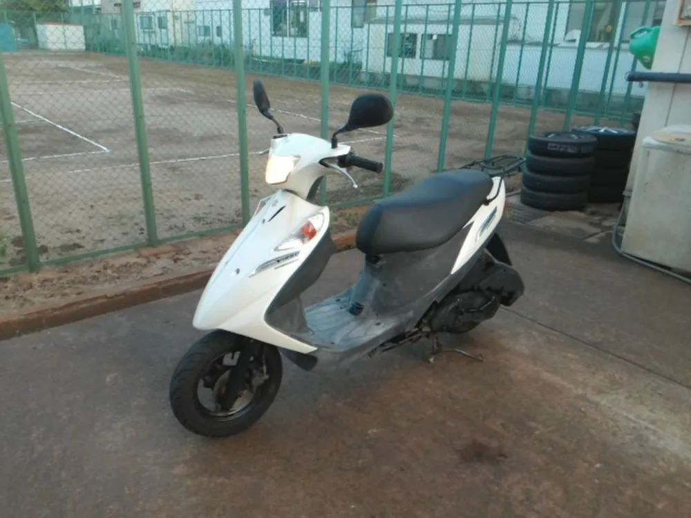 Suzuki Address V125 2021, чёрный, оранжевый, фото 5