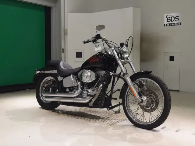 Harley-Davidson FXST1450 2000, чёрный, фото 3