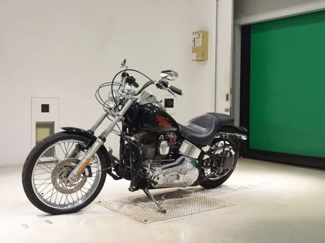 Harley-Davidson FXST1450 2000, чёрный, фото 4