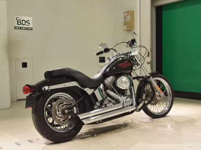 Harley-Davidson FXST1450 2000, чёрный, фото 5