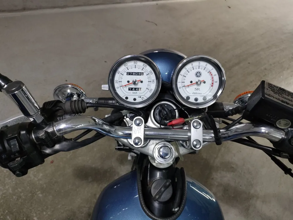 Yamaha SR400 Final Edition Limited 2021, синий, фото 5