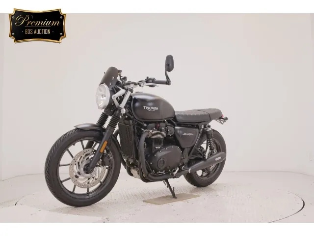 Triumph Street Twin 2018, matt black, фото 4