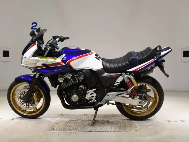 Honda CB400 Super Four 2006, белый, синий, фото 2