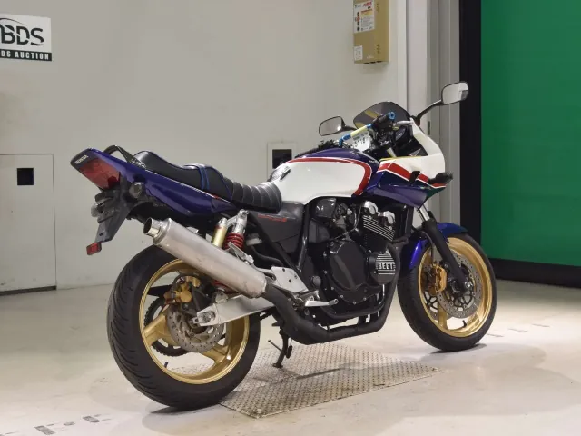 Honda CB400 Super Four 2006, белый, синий, фото 5